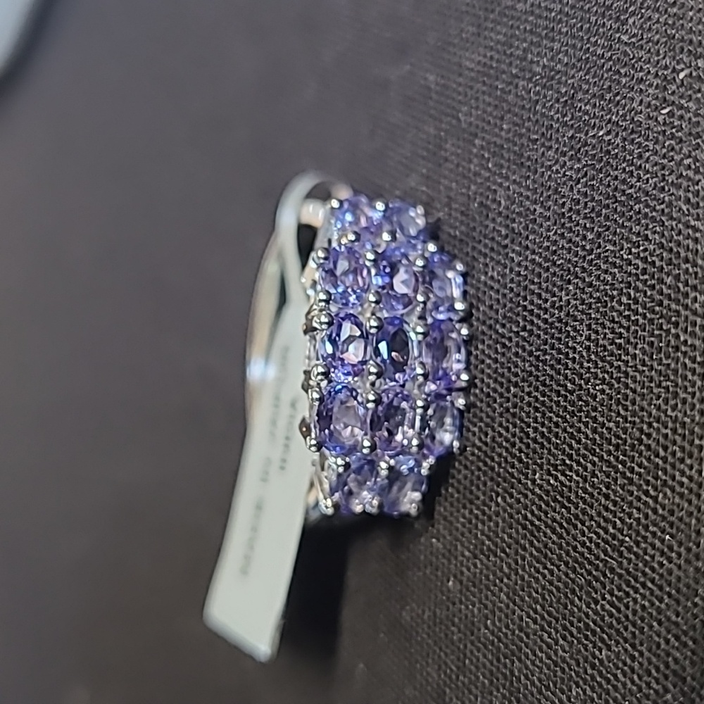 Aaron Tanzanite Sterling silver ring